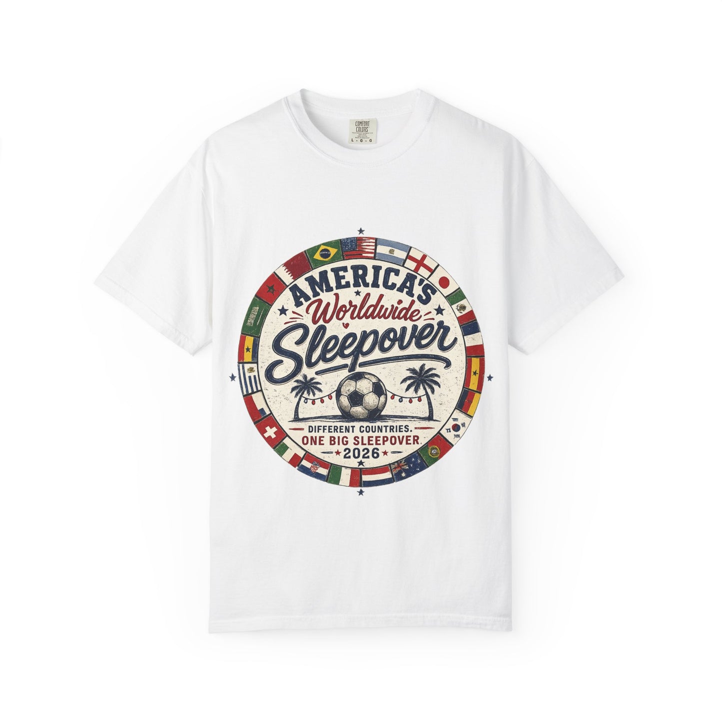 America's Worldwide Sleepover 2026 Beach Edition Shirt -- The Summer Fan Tee --Light edition