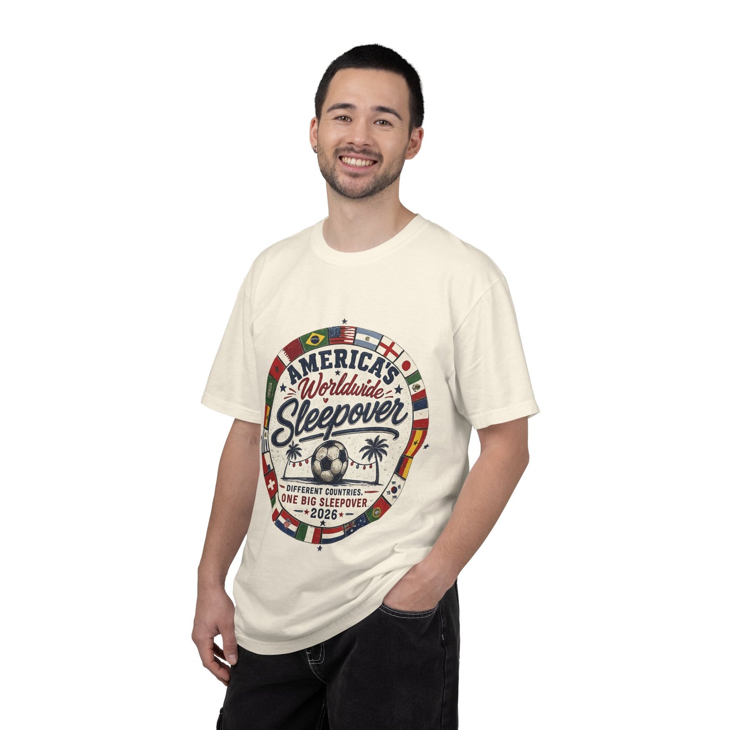 America's Worldwide Sleepover 2026 Beach Edition Shirt -- The Summer Fan Tee --Light edition
