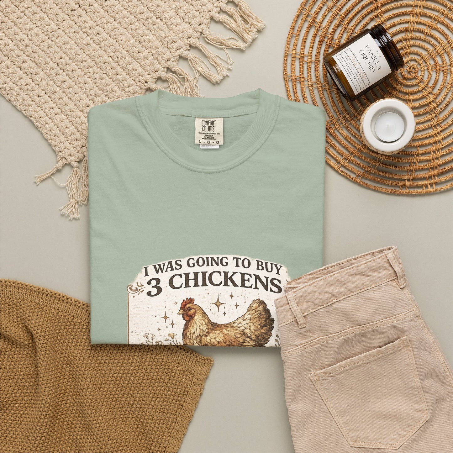 Chicken Lover T-Shirt – “I Was Going to Buy 3 Chickens Now I Have 27” Farm Humor Tee