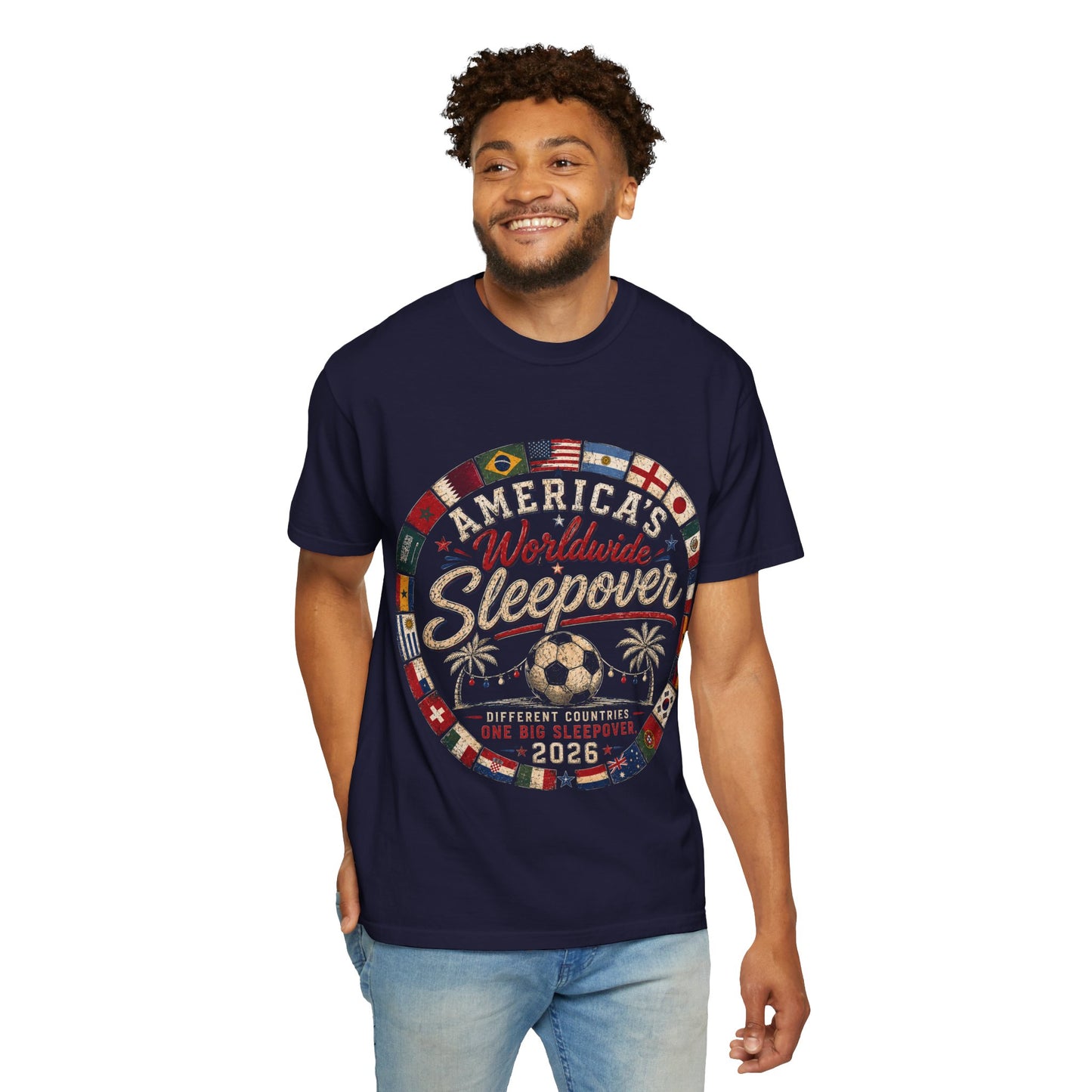 America's Worldwide Sleepover 2026 Beach Edition Shirt | The Summer Fan Tee -Dark Tee
