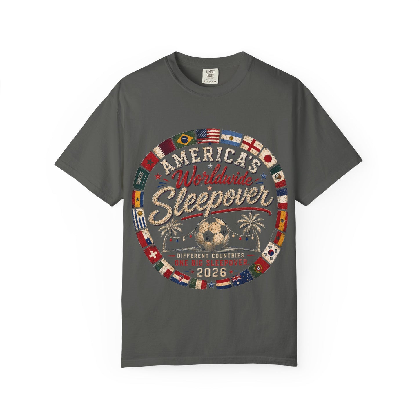 America's Worldwide Sleepover 2026 Beach Edition Shirt | The Summer Fan Tee -Dark Tee