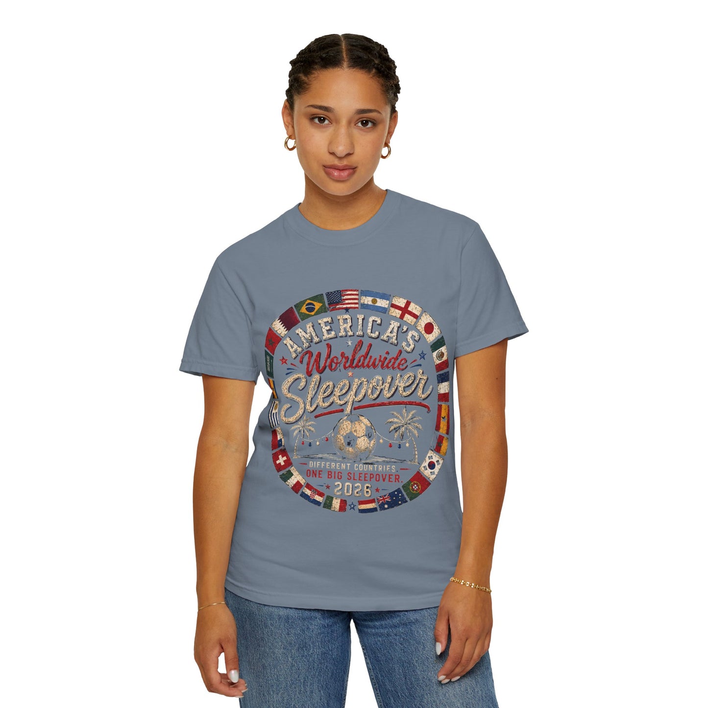 America's Worldwide Sleepover 2026 Beach Edition Shirt | The Summer Fan Tee -Dark Tee