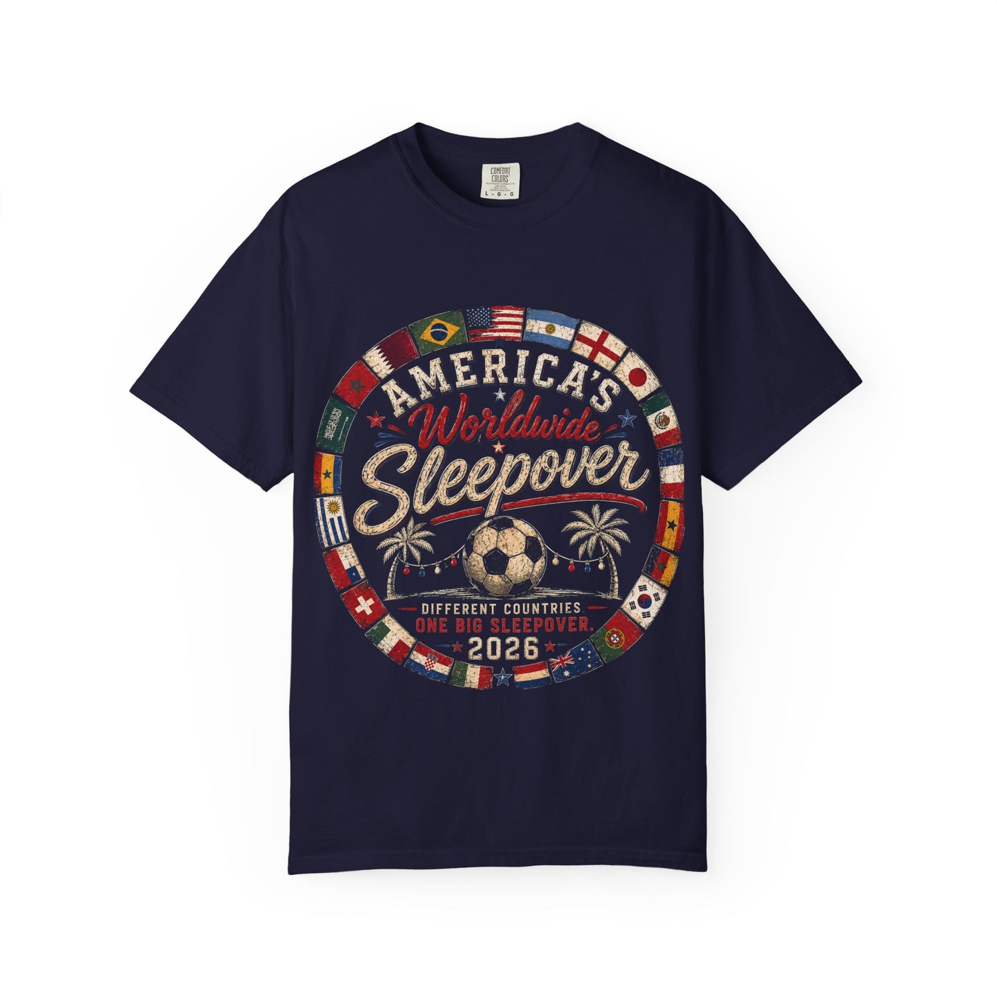 America's Worldwide Sleepover 2026 Beach Edition Shirt | The Summer Fan Tee -Dark Tee