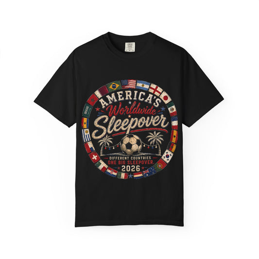 America's Worldwide Sleepover 2026 Beach Edition Shirt | The Summer Fan Tee -Dark Tee