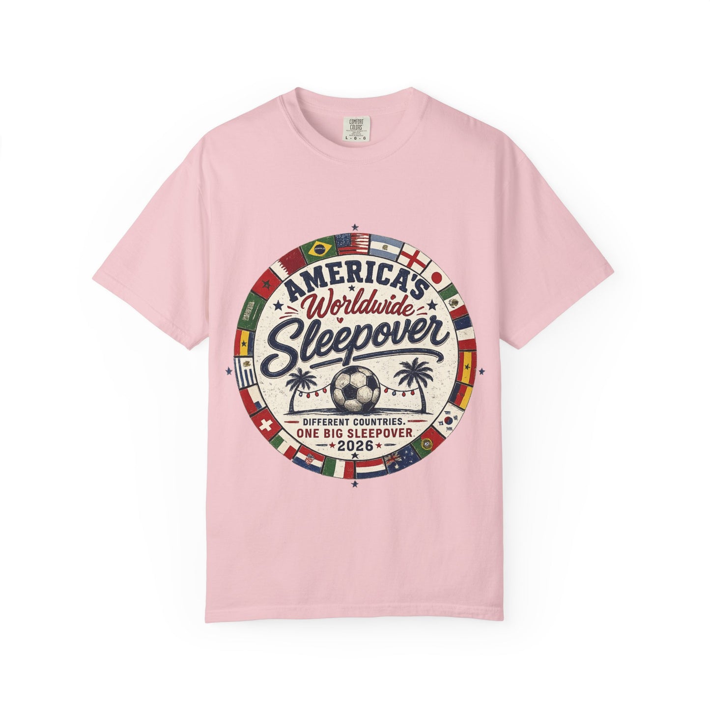 America's Worldwide Sleepover 2026 Beach Edition Shirt -- The Summer Fan Tee --Light edition