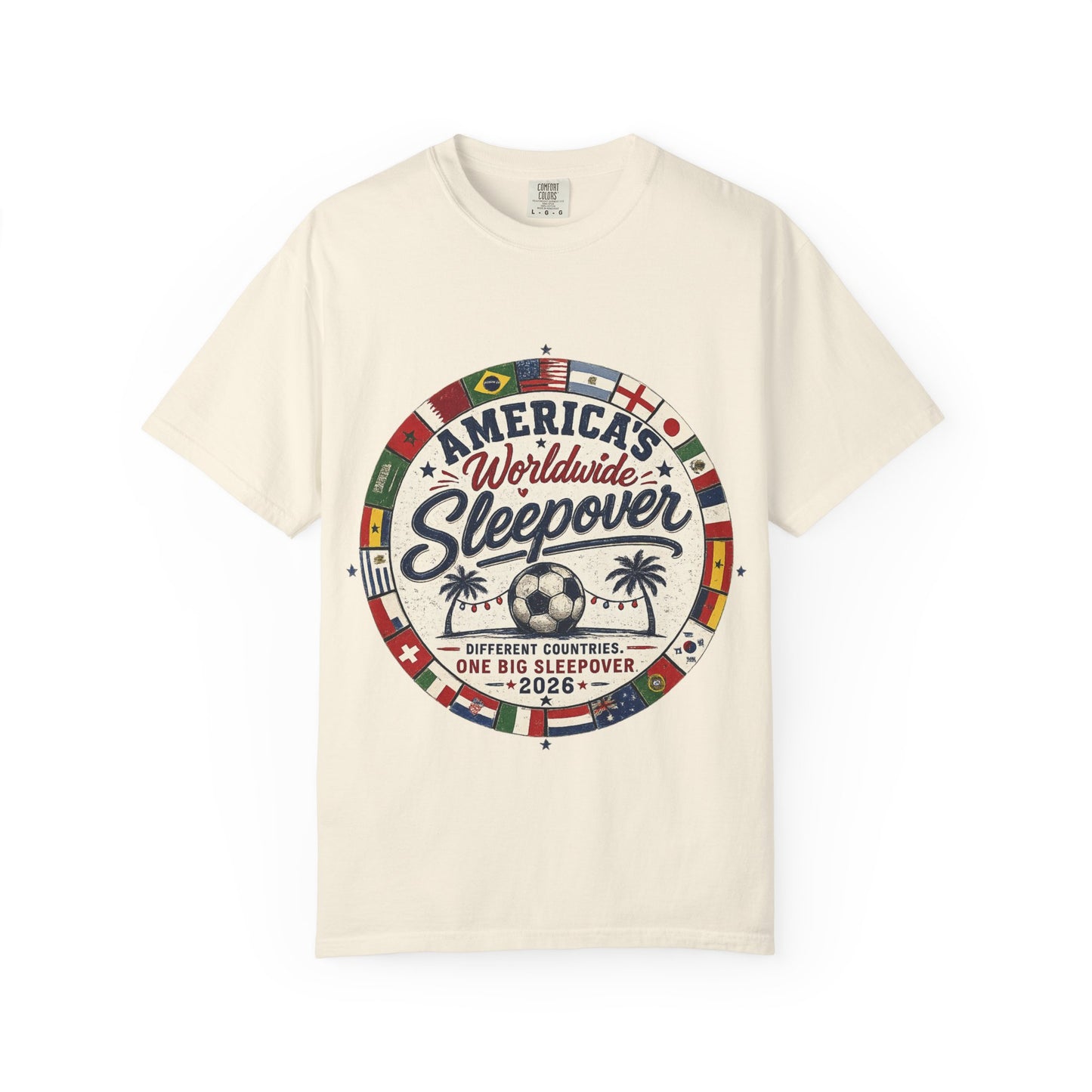 America's Worldwide Sleepover 2026 Beach Edition Shirt -- The Summer Fan Tee --Light edition
