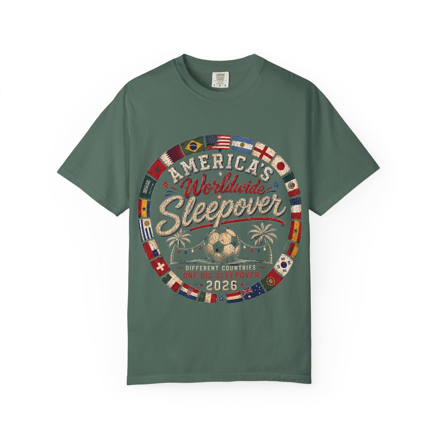 America's Worldwide Sleepover 2026 Beach Edition Shirt | The Summer Fan Tee -Dark Tee