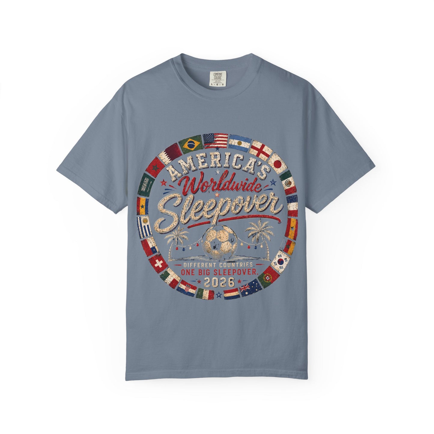 America's Worldwide Sleepover 2026 Beach Edition Shirt | The Summer Fan Tee -Dark Tee