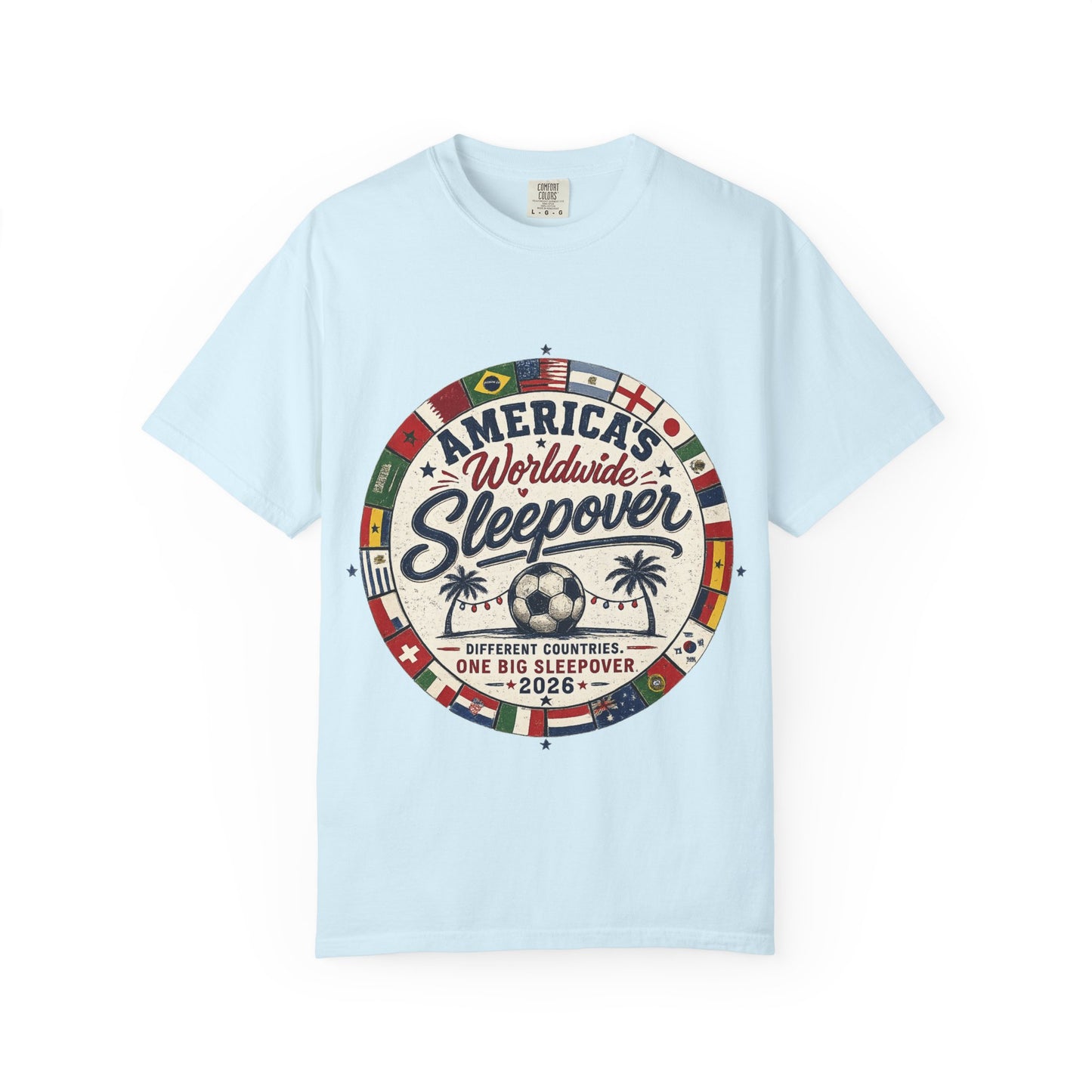 America's Worldwide Sleepover 2026 Beach Edition Shirt -- The Summer Fan Tee --Light edition