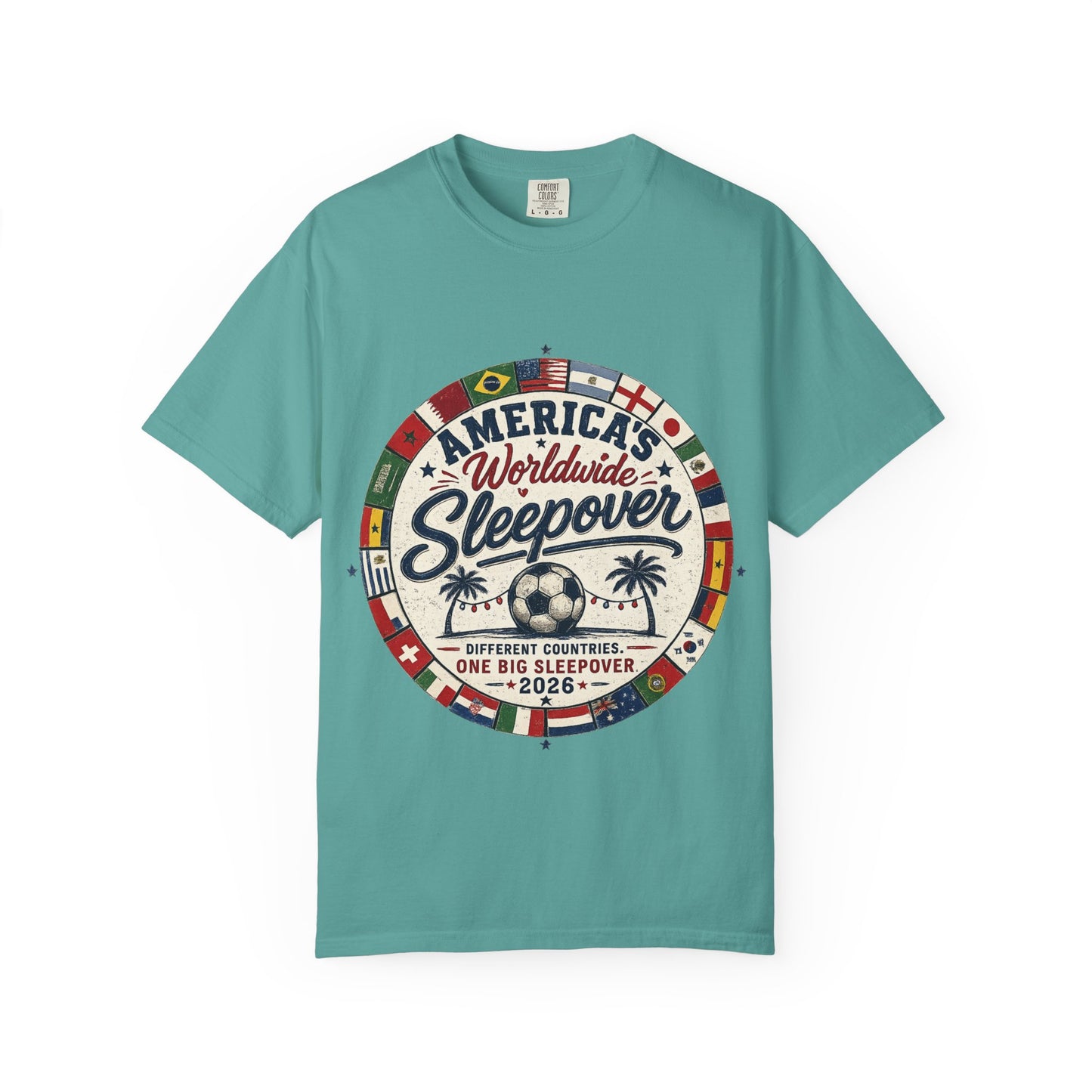America's Worldwide Sleepover 2026 Beach Edition Shirt -- The Summer Fan Tee --Light edition
