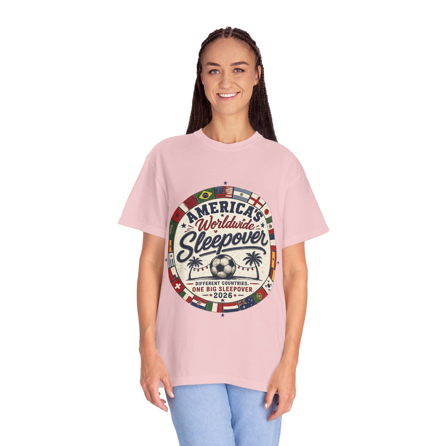 America's Worldwide Sleepover 2026 Beach Edition Shirt -- The Summer Fan Tee --Light edition