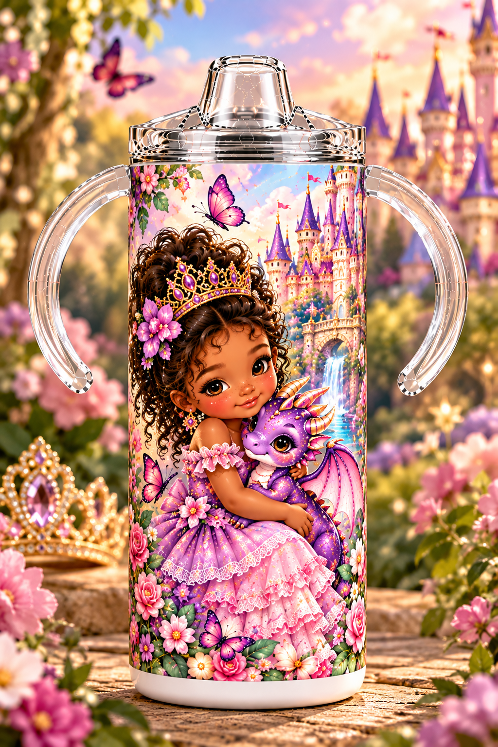 Dragon Princess 12 oz sippy cup hero image