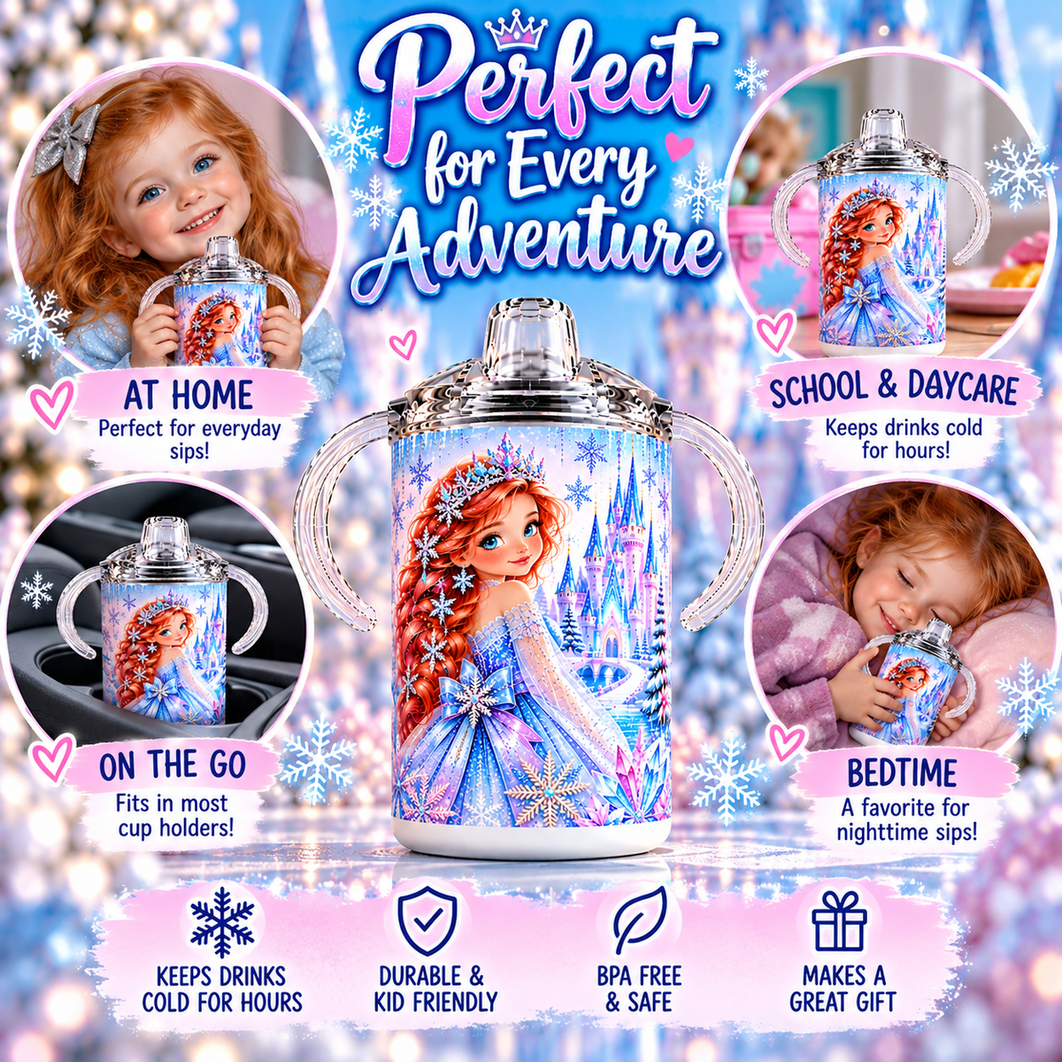 Ice Princess sippy cup everyday uses