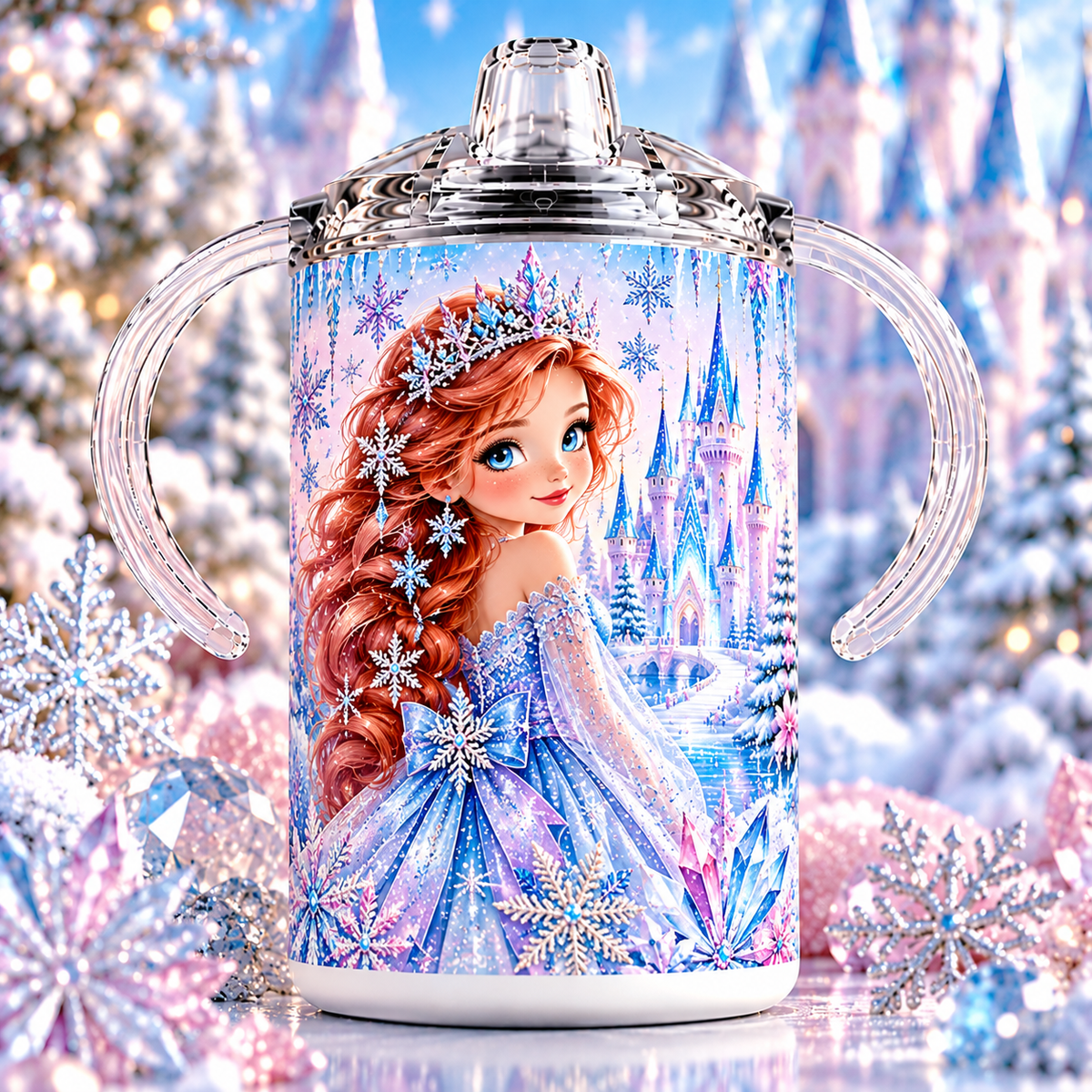 Ice Princess 12 oz sippy cup hero image