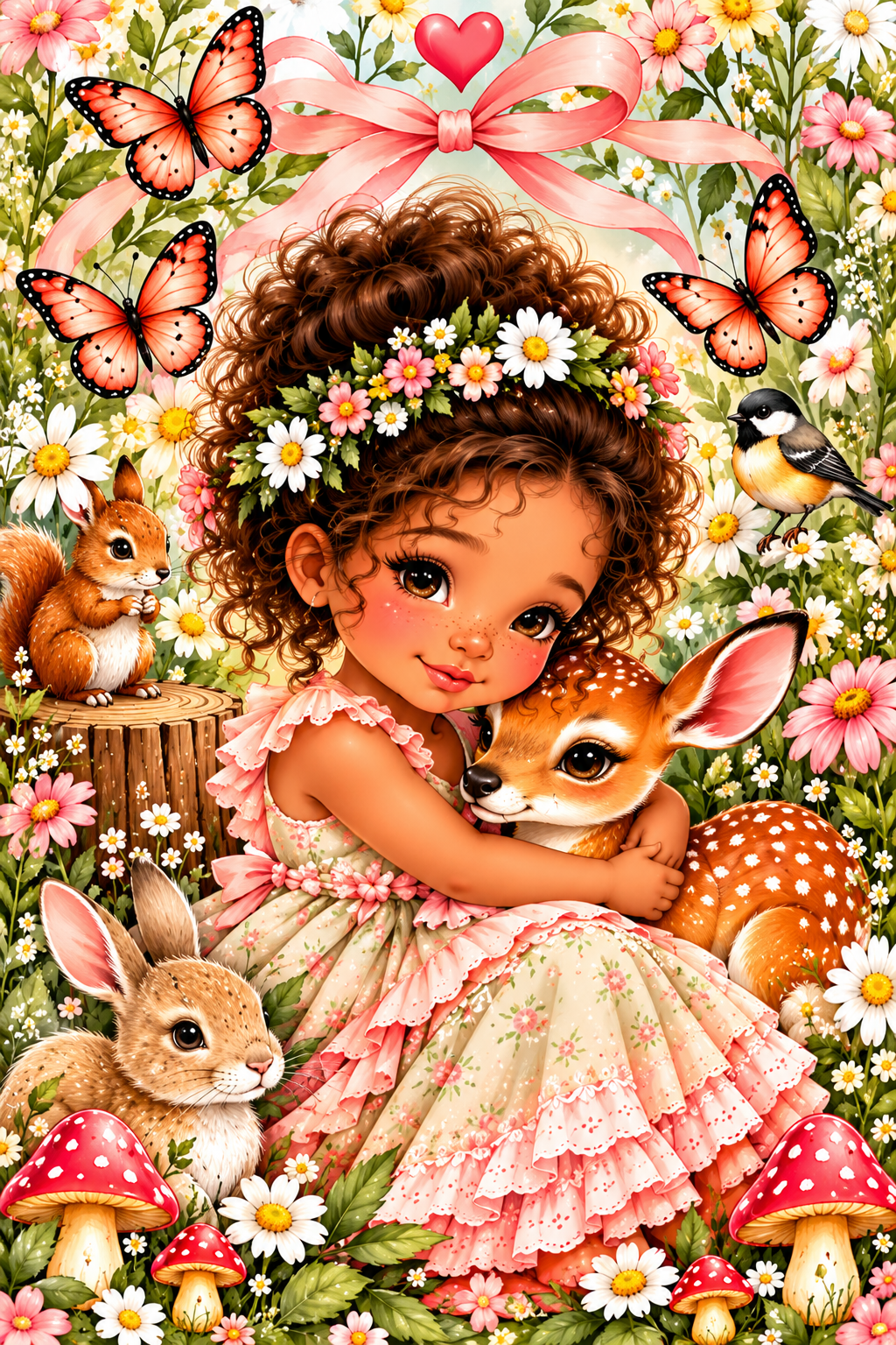 Woodland Princess design close-up