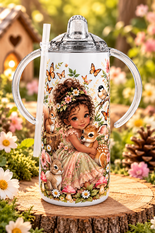 Woodland Princess 12 oz sippy cup hero image